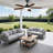 Antarctic Star 52" Low-Profile Ceiling Fan With Led Light & Remote,Sleek, Silent, And Smart—Perfect For Bedrooms, Nurseries, Or Cozy Indoor Spaces!