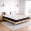 Blizzard Black Border Quilted Hypoallergenic Memory Sprung Mattress-1288788194