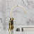Kingston Brass Kaiser Two-Handle 4-Hole Deck Mount Bridge Kitchen Faucet with Brass Side Sprayer-101180691