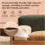 Lit pour animaux en bois moderne pour chats et chiens - placage de chêne, tissu résistant aux égratignures, coussin amovible-130132625-130132627