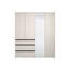 3 Door Manufactured Wood Wardrobe-1532803782