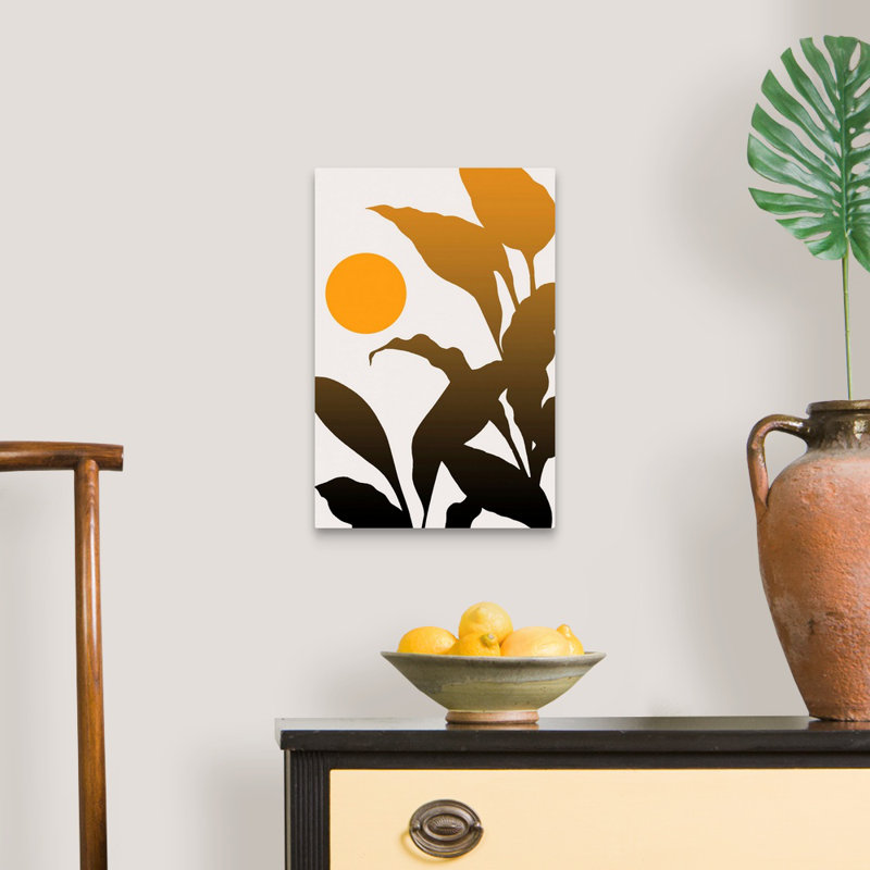 Art mural sur toile Tropical Sunrise, Toile tendue, H 18 po x l 12 po