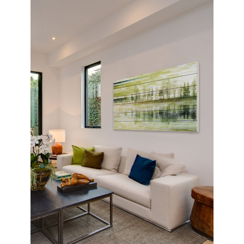 «Tree Tree» par Parvez Taj - impression sur bois, H 20 po x l 40 po x P 1,5 po