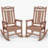 Outdoor Patio HDPE Rocking Adirondack Chair-930783643