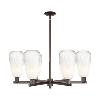 Glossop - 6 Light Stem Hung Chandelier