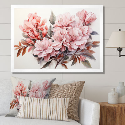 Rhododendron Rêve de minimalisme I - Art mural de salon Rhododendron