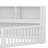 Floor Bed With Side Bookcase,Shelves,Guardrails-1951100599