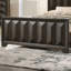 Mobilier de chambre à coucher de style moderne avec tête de lit espresso 1pc-2083825270
