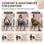 Chaise de salle à manger moderne rembourrée avec pieds en bois-1082450037-1085983987