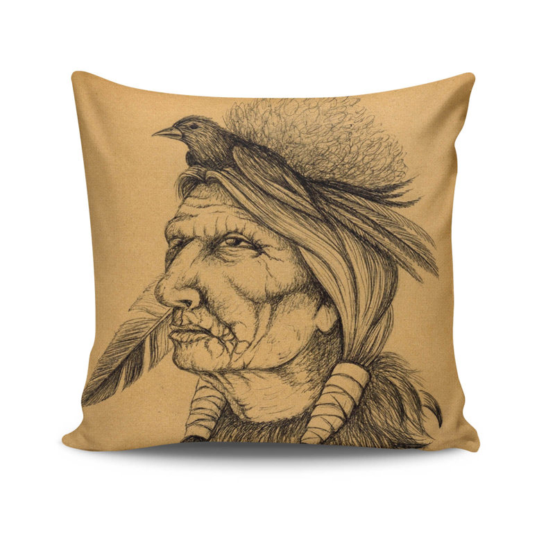 Housse de coussin carré en polyester Vaughnsville