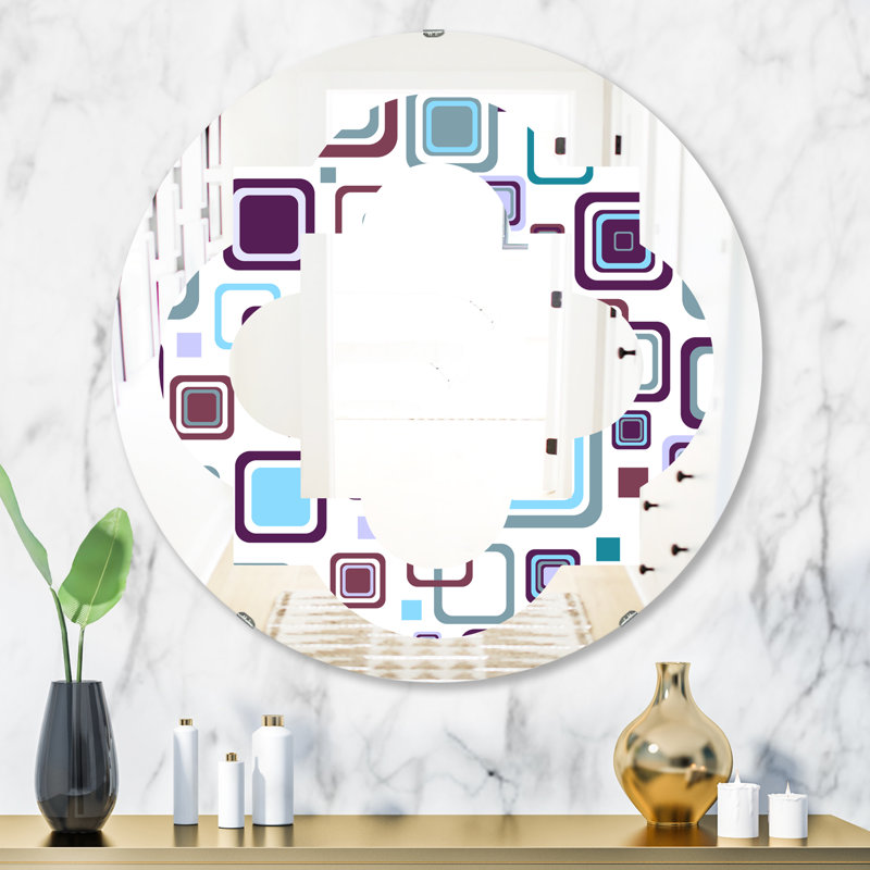 Miroir mural Quatrefoil Design I, H 31,5 po x l po