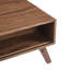 Table basse à plateau relevable en noyer de 39,37 po, table basse multifonctionnelle avec rangement dissimulé et tablette ouverte pour le salon