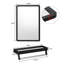 Rectangle Mirror with Shelves