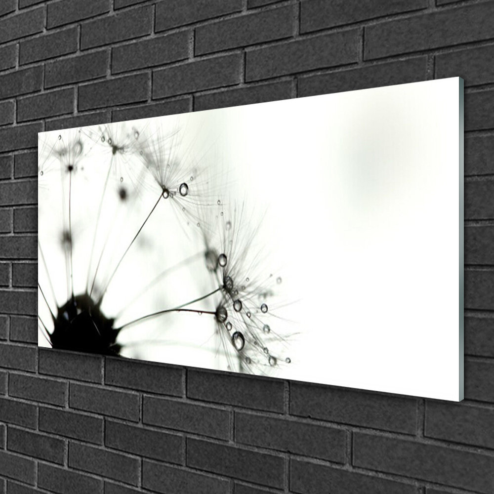 Glasbild Dandelion Floral