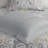 Elegant Grey Damask King Comforter Set