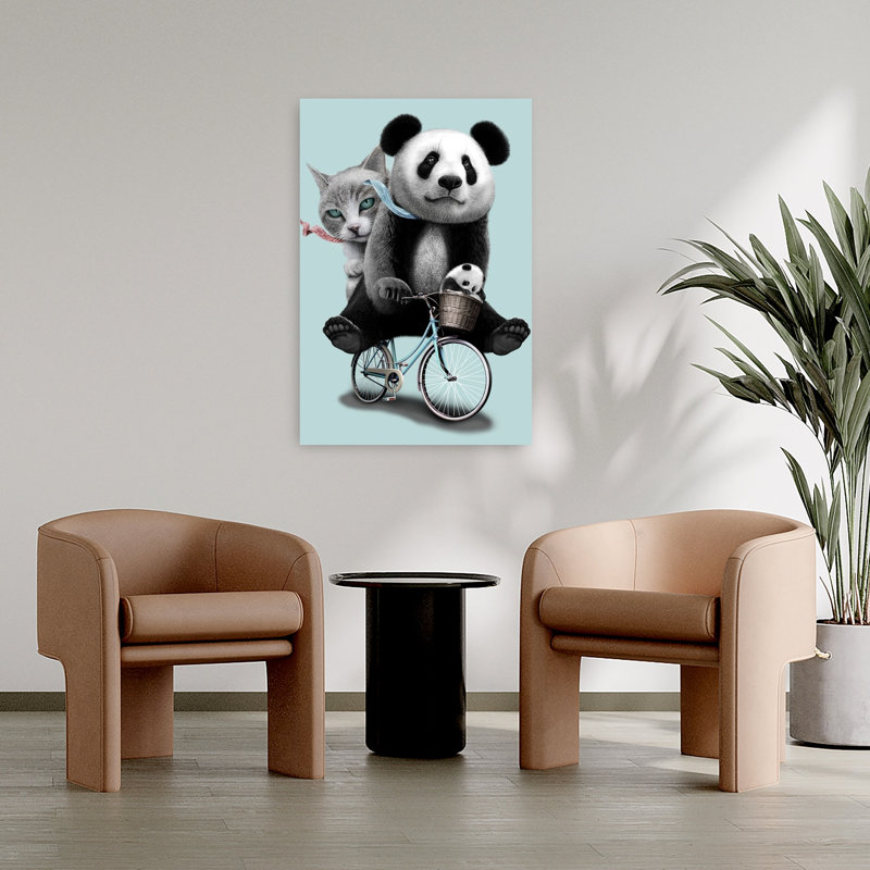 Reproduction d'art mural Panda, 36" H x 24" W