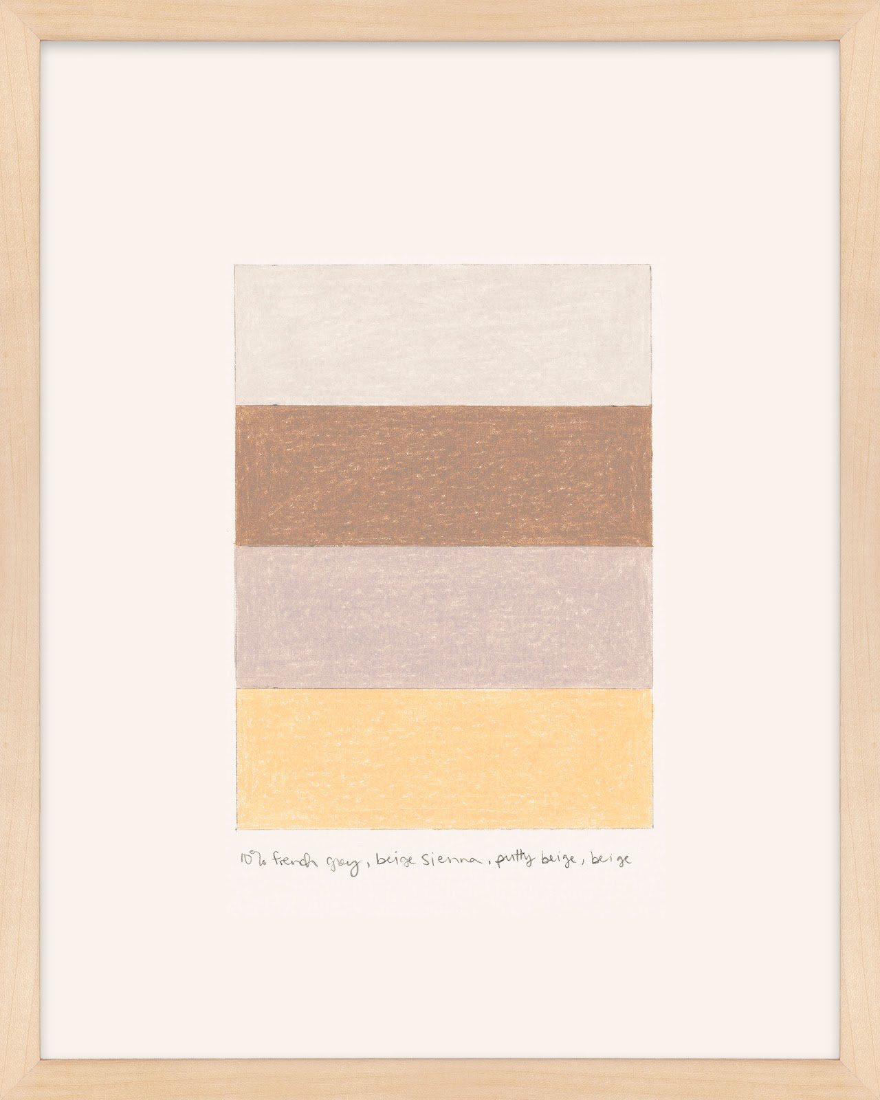 Rayburn "Stacks" Print by Beth James, Maple Framed, 25" H x 20" W x 1.25" D