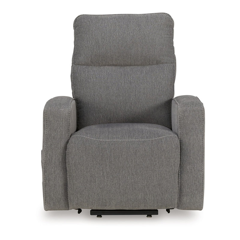 Lawson Power Lift Recliner Chair, Polyester, Soft Foam Cushioned, Gray