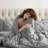 Bed-in-A-Bag Pleated Comforter Set with Bed Sheets-103134055-103134054