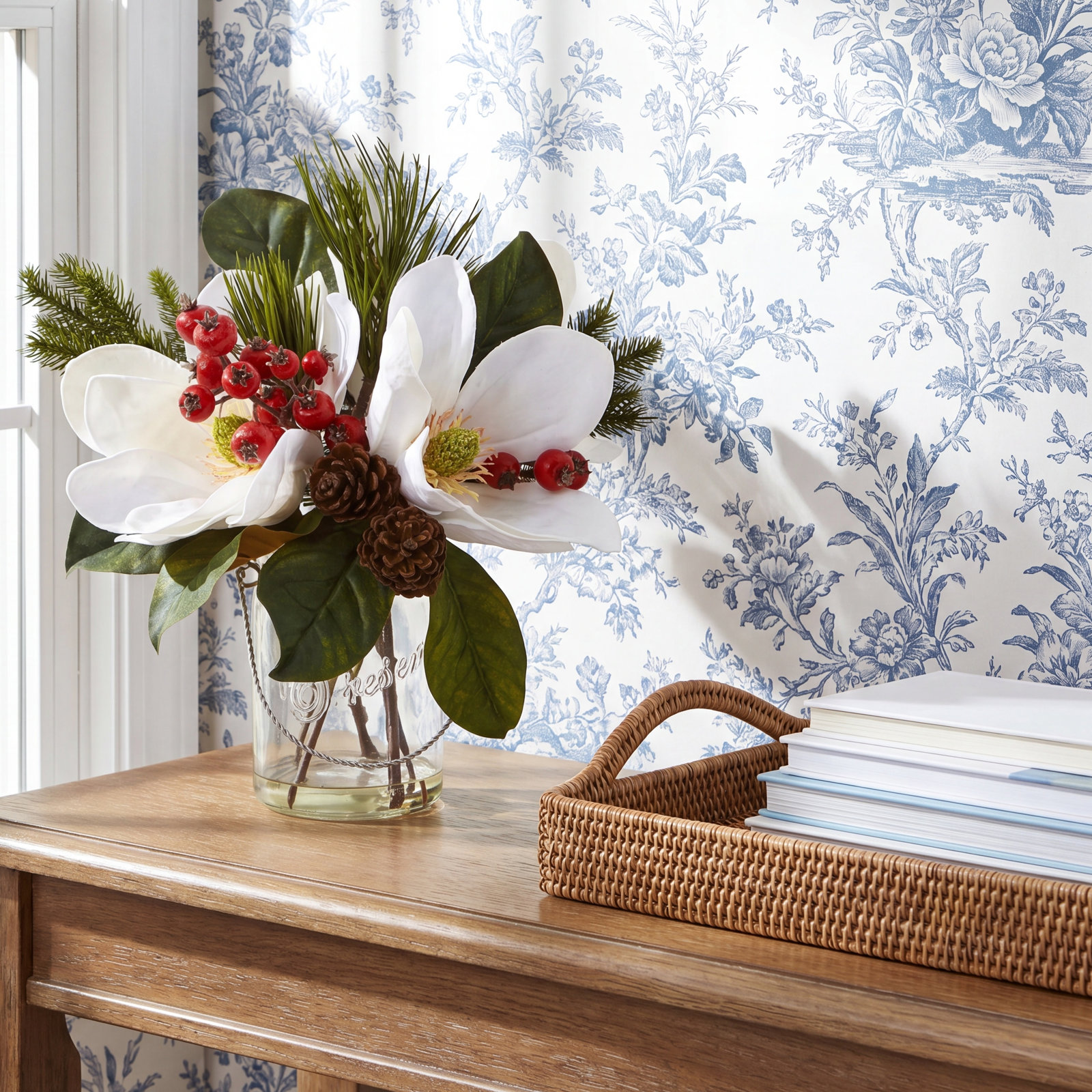 Magnolia Mixed Floral Arrangement