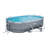 Steel Oval Frame Set Pool 193'' H x 120.1'' W x 32.2'' L