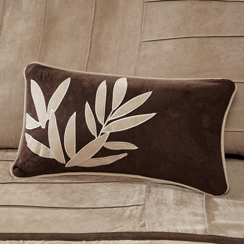 Édredon en faux suède beige très grand - 8 oz / yd2, tissu 7 pièces, look moderne, Beige