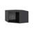 Wesa Modern Wall Cabinet, Anthracite Color, 29.1 x 17.7 x 29.1 inches | 100% Melamine Coated Particle Board, Thickness: 0.7 inches | Stylish Geometric Design, Perfect for Organizing Home or Office Spaces-109340319