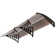 Happy Girl 2.01cm W x 0.99cm D Plastic Brown Cover Retractable Door / Window Awning