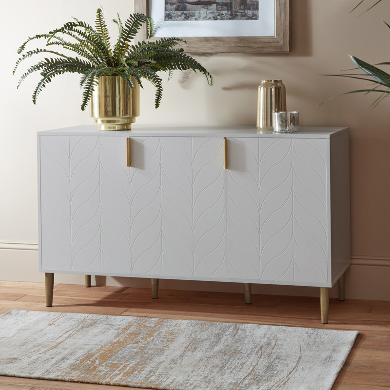 Adams Sideboard, Grey, 127cm