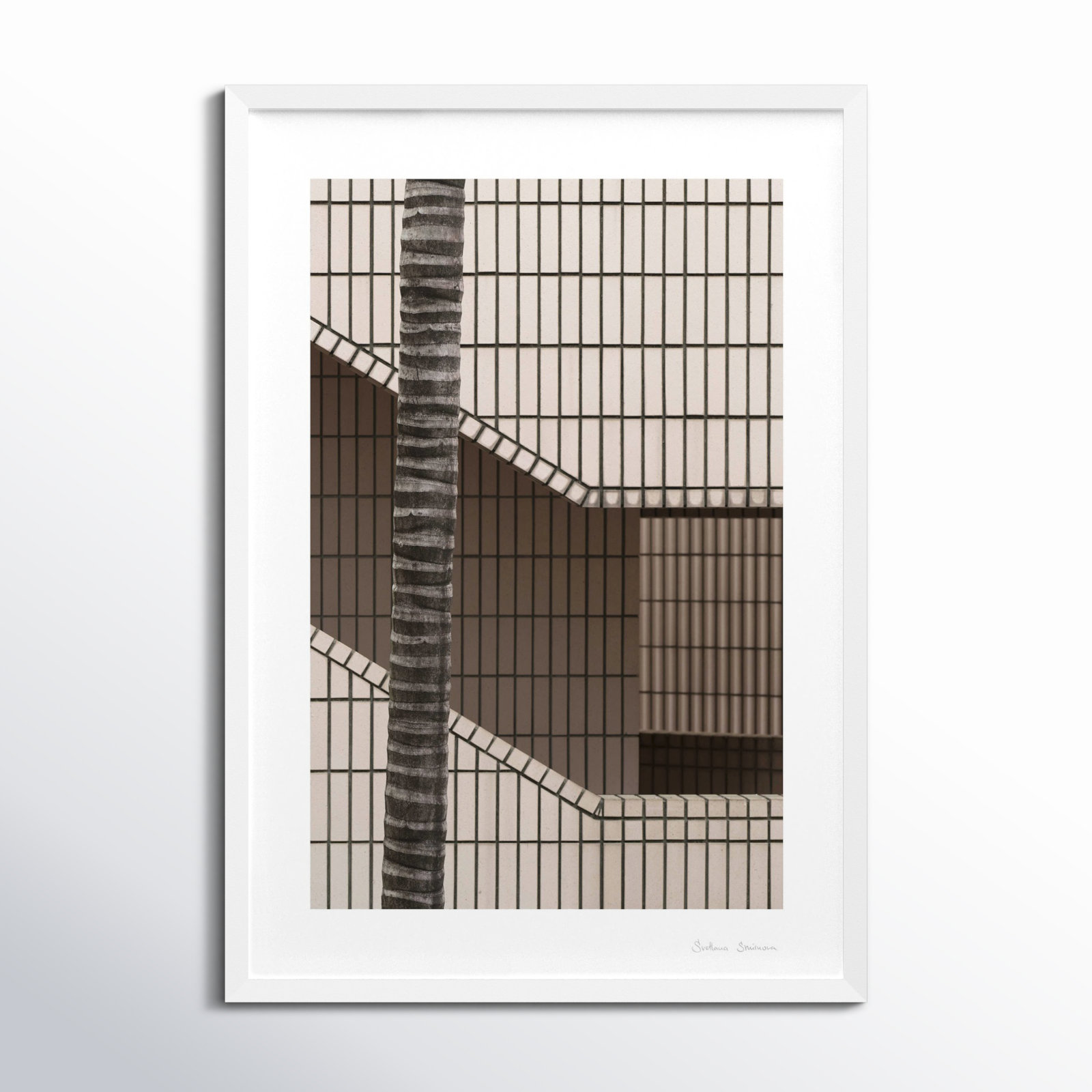 Loui "Hong Kong 2" Photo Print, 20" H x 14" W x 1.25" D, White