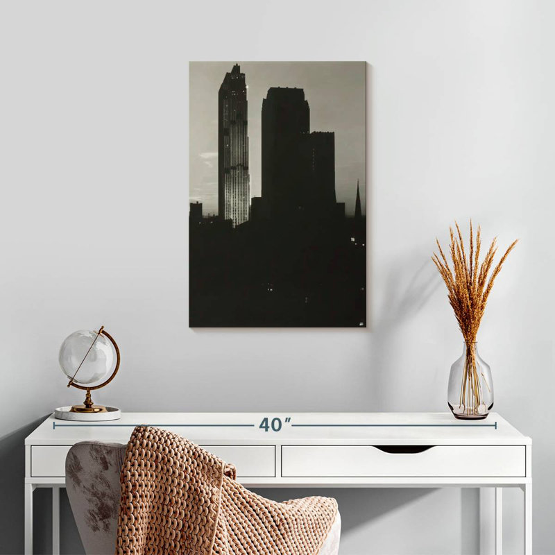 Sirci, New York, depuis le Shelton II 1935, H 24 po x l 16 po