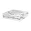 Chrome Disco Ball White Acrylic Decorative Tray-1205037186