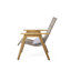 Fauteuils club en osier avec coussins Coastal