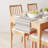 Rectangular Striped Cotton Table Runner