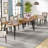 Metal Base Dining Table-2038437384