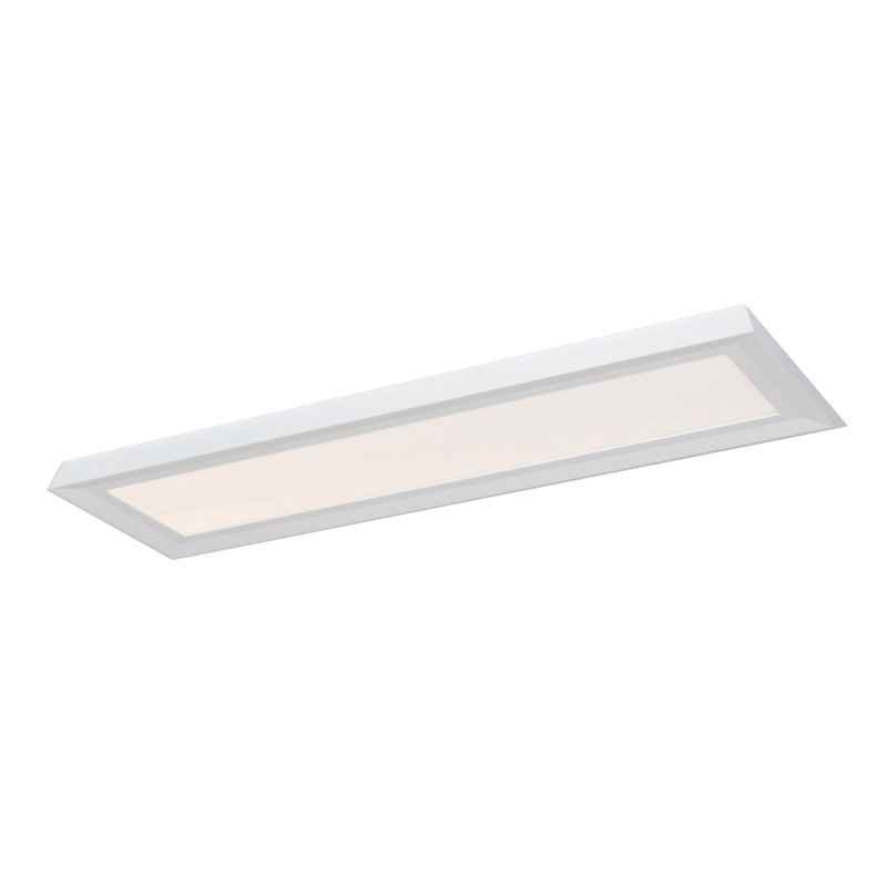 Norvella Acrylic Flush Mount, White