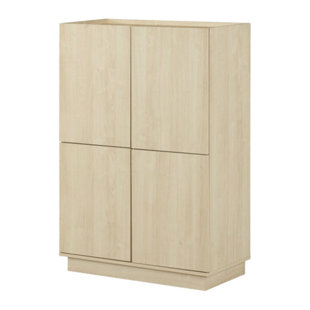 Liora 4-Door Bookcase With Shelves