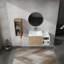Meuble-lavabo mural avec lavabo et armoire latérale-1679693006