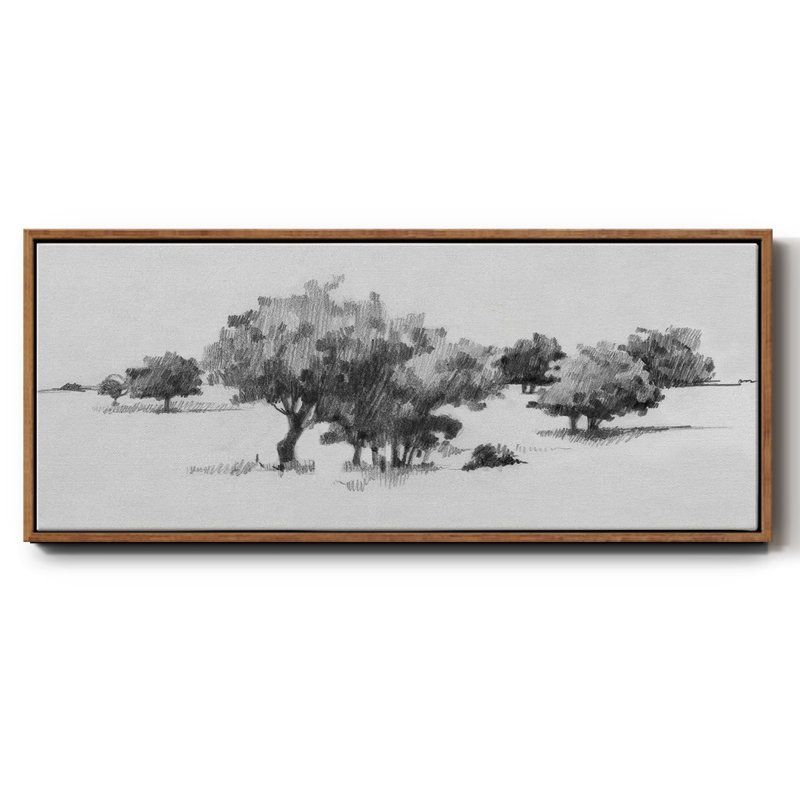 Treeline S Croquis II - Toile encadrée