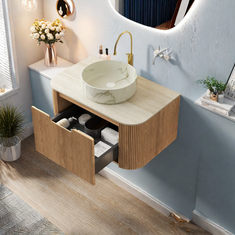 Meuble-lavabo et lavabo flottant Modern