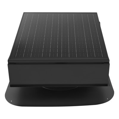 Solar Powered Roof Attic Exhaust Fan with Auto Temperature Control, 35W MPPT Controller, Brushless DC Motor, 2400 CFM Airflow for Metal and Masonry Roofs
