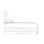 Lit en fer Picket Fence-132200554