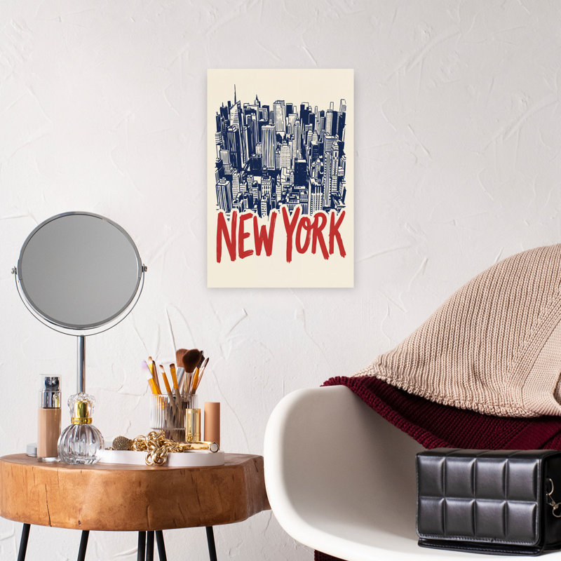 Contemporary Art Contemporary City Wall Art by Andreas Magnusson - Wrapped Canvas Print, 30.48 cm H x 20.32 cm W