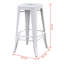Counter Stool with Metal Frame-124337000-16938013