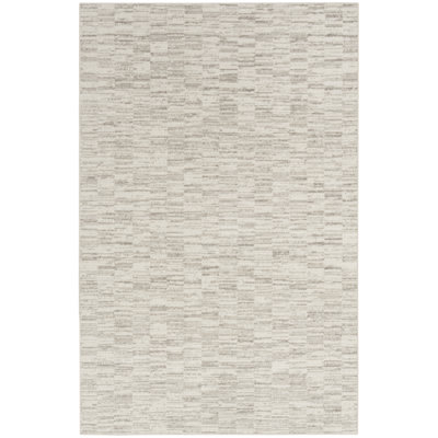 Calvin Klein Captivating  Ivory Grey Modern Indoor Rug