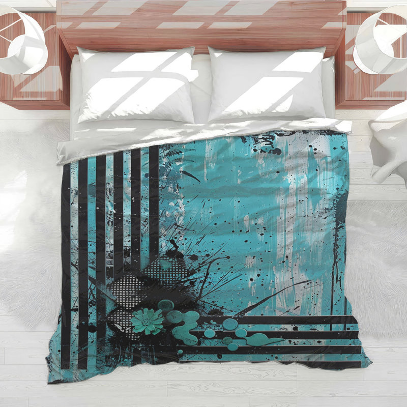 Abstract Bedding Art Comforter Industrial, Twin Extra Long
