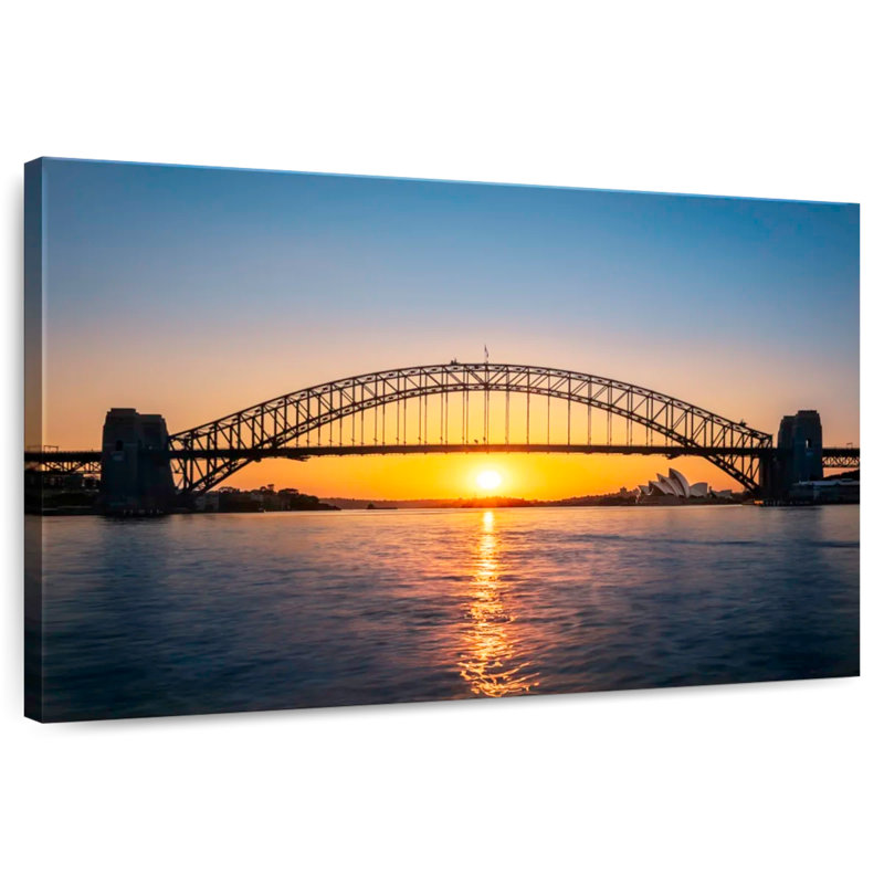 Lilie Sydney Harbour Bridge Sunrise, H 16 po x l 24 po