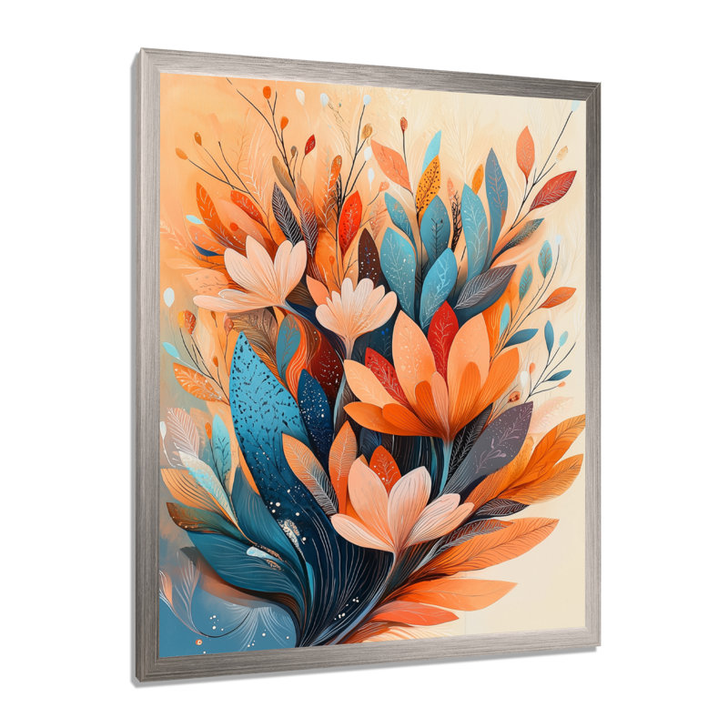 Constance - reproduction d'art sur toile abstraite, Impression d'un seul cadre photo sans passe-partou, Argent argent
