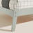 Allyannah Bustillo Modern Solid Wood Twin Platform Bed with Headboard-1293175415