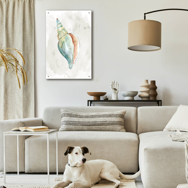 «Pastel Shell II» par Carol Robinson, H 36 po x l 24 po x P 0,2 po